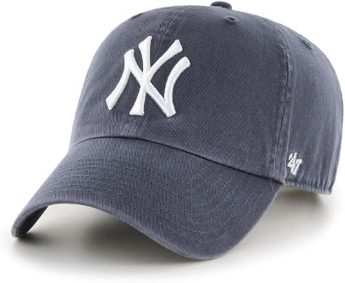 47 Brand MLB Primary Logo Clean Up Adjustable Baseball Cap Hat, Adult | Amazon (US)