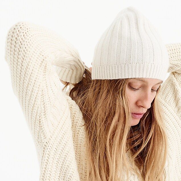 RIbbed hat in everyday cashmere | J.Crew US