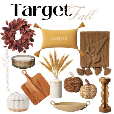 Target fall home, fall pillows, cozy blankets, wicker pumpkins, candle holders, cutting boards, candies, pumpkin dishes, serving bowls, fall decor, wreaths, platters, autumn, YoumeandLupus, Target finds 

#LTKHoliday #LTKhome #LTKSeasonal