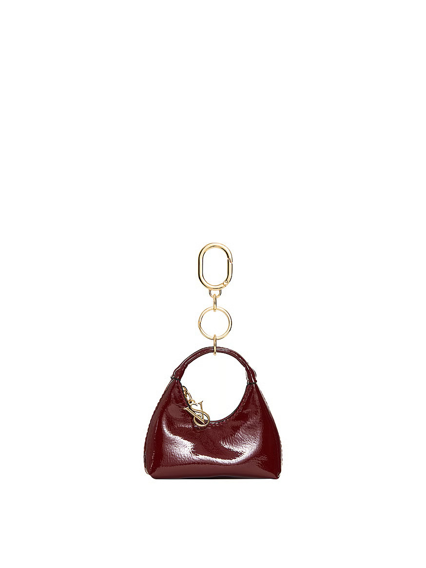 Buy Shine Bow Bag Charm Keychain, Gold Vs Black Bow - Order Small Accessories online - Victoria's... | Victoria's Secret (US / CA )