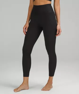 룰루레몬 Align™ 리브드 하이라이즈 팬츠 24" | Lululemon KR