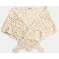 M&S Pure Cotton Lace Triangle Scarf Ivory | Marks & Spencer (UK)