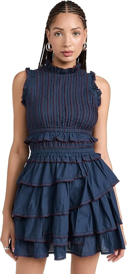 Sea Women's Mable Cambric Sleevless Pleated Dress | Amazon (US)