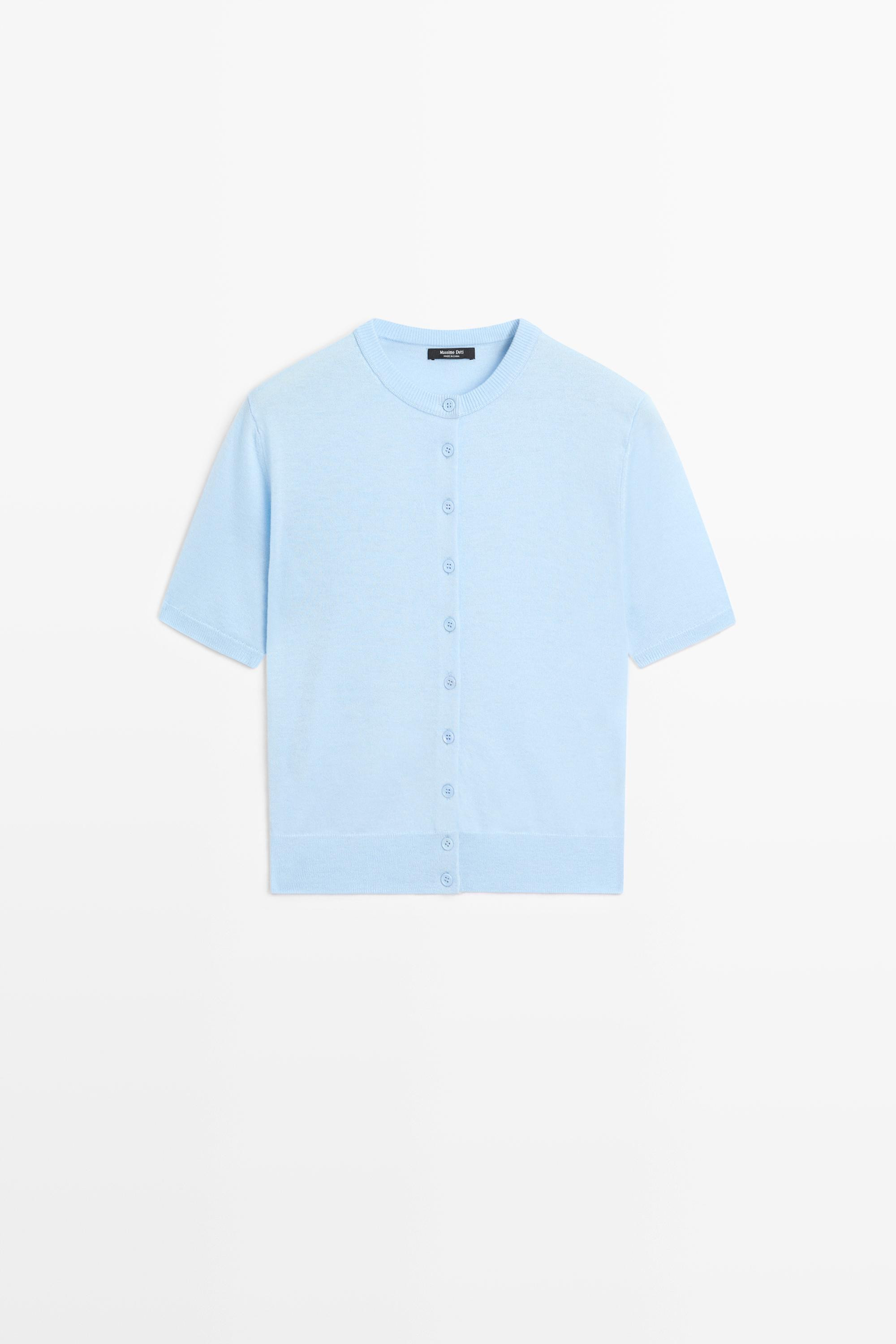 Short sleeve cardigan | Massimo Dutti US