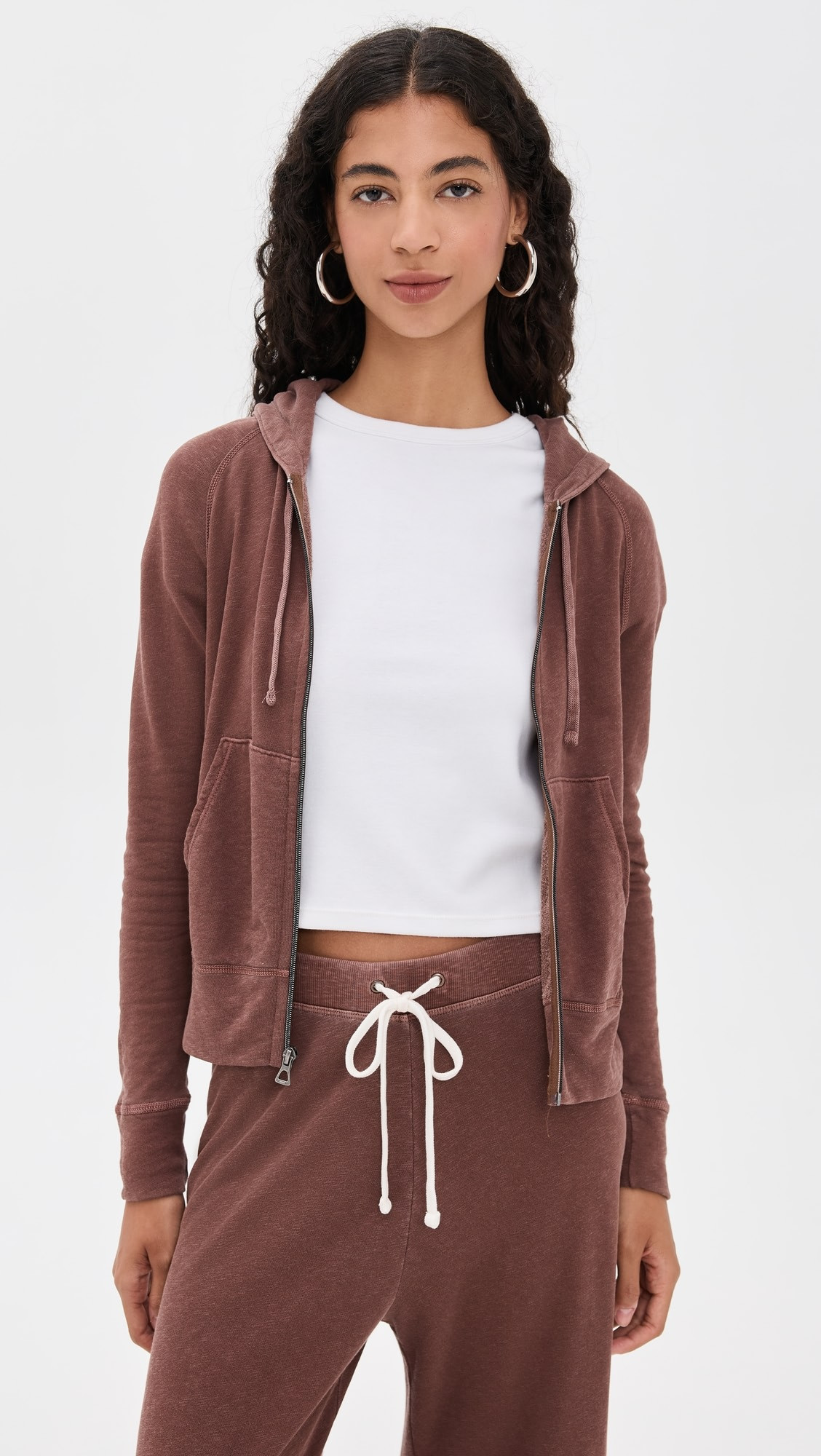 Vintage French Terry Zip Hoodie | Shopbop