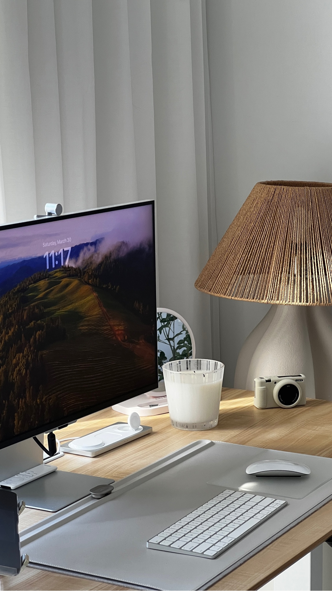 current desk set up in my home office. love me some neutral office decor 🤍

#LTKhome