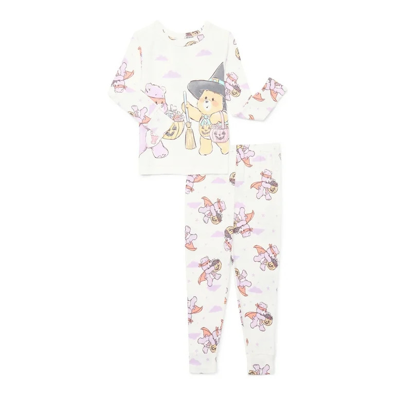 Care Bears Toddlers’ Halloween Glow In The Dark Pajama Set, 2-Piece, Sizes 12M-5T | Walmart (US)
