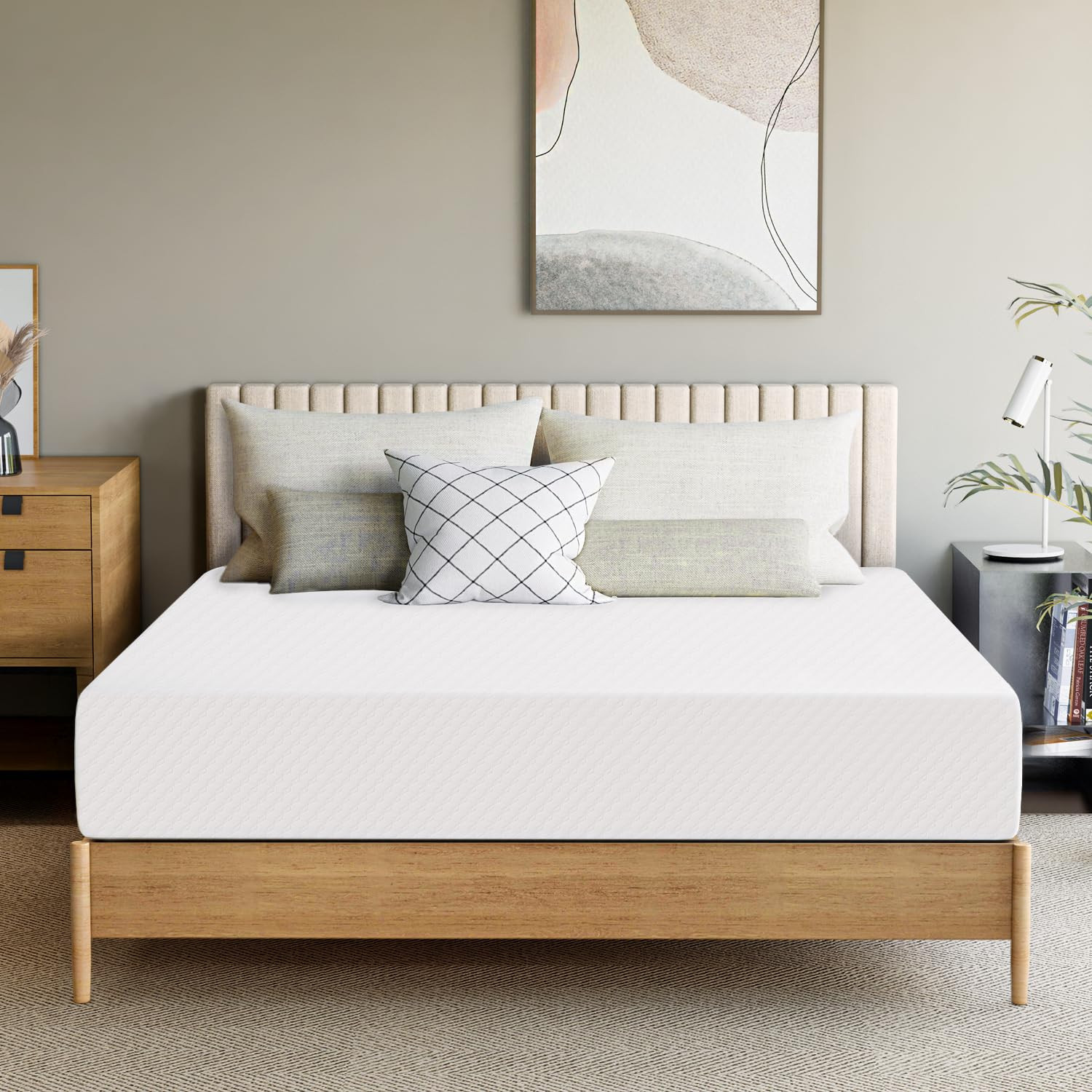 GAESTE 10 Inch Queen Cooling Gel Memory Foam Medium Firm Mattress Breathable Pressure Relief Cert... | Amazon (US)