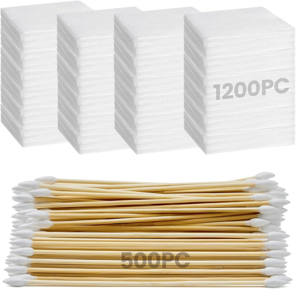 Gun Cleaning Kit - 2" Cleaning Patches and 6" Cotton Swabs | Amazon (US)