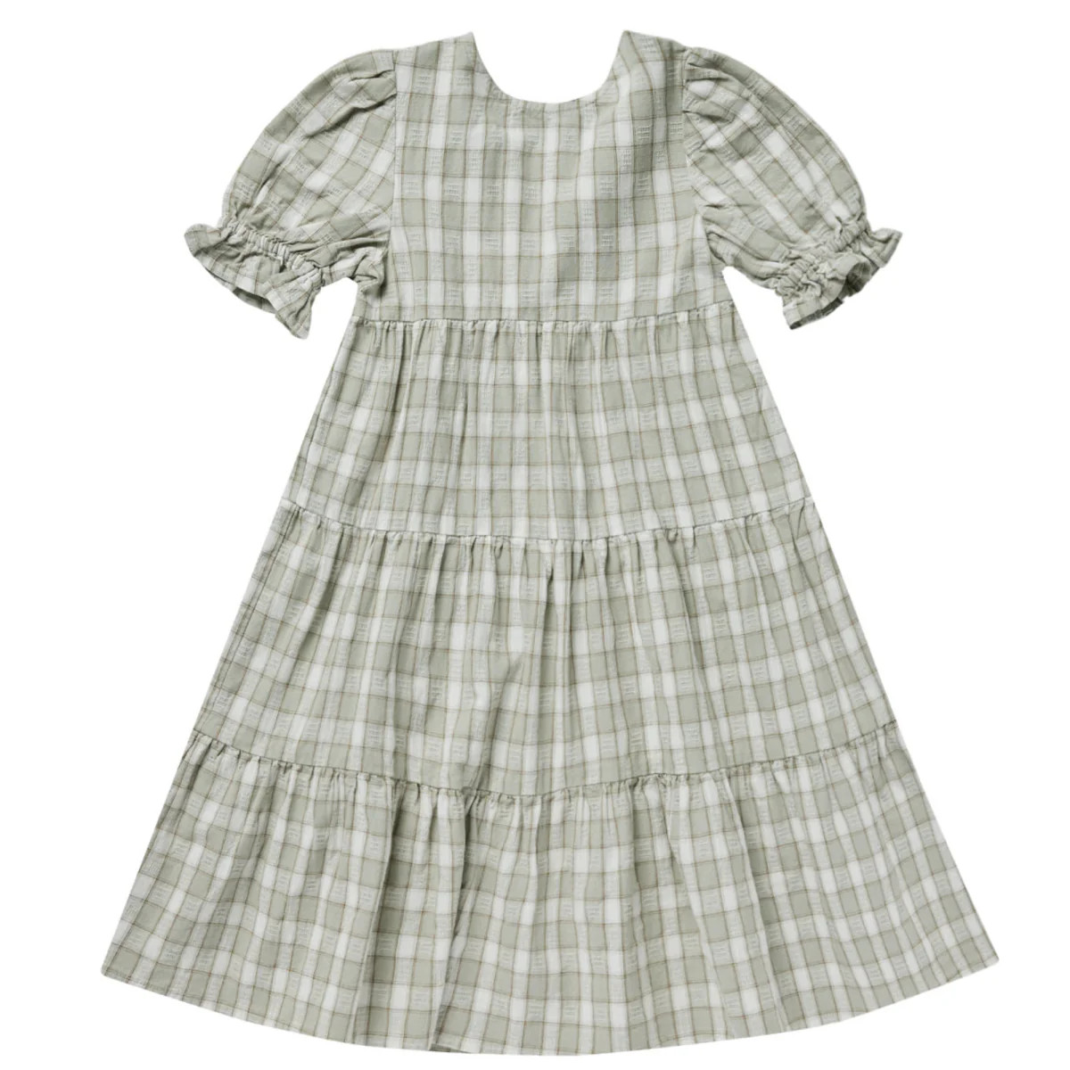 Rylee & Cru Frannie Dress, Pewter Plaid | SpearmintLOVE