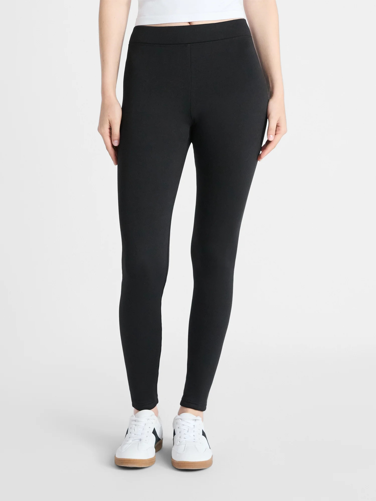 No Boundaries Faux Fur Lined Sueded Leggings, 31'' Inseam, Women's | Walmart (US)