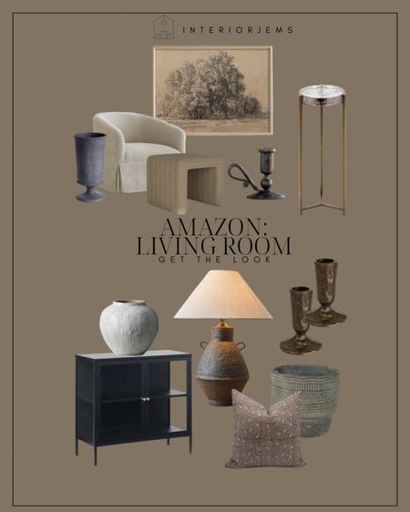 Amazon, living room, favorites, new table, lamp, framed, art, low stock, the comfiest, slipcovered chair, ottoman under $100, table, vase, tall table, vase, antique, brass, candlestick holders, tall, side table, cocktail, table, a quick shipping, and on sale from Amazon

#LTKhome #LTKstyletip #LTKsalealert