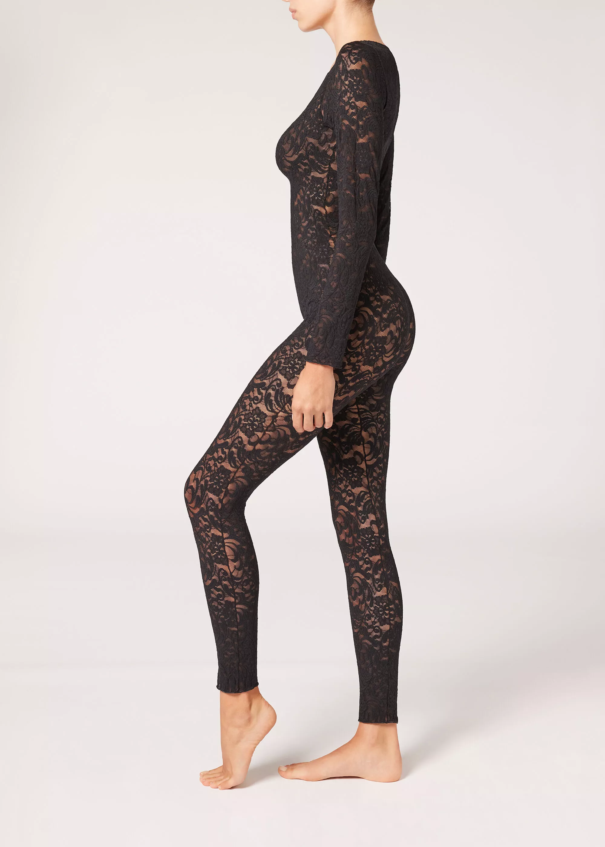 Skinny Thermal Coated-Effect Leggings with All Over Stud Detail