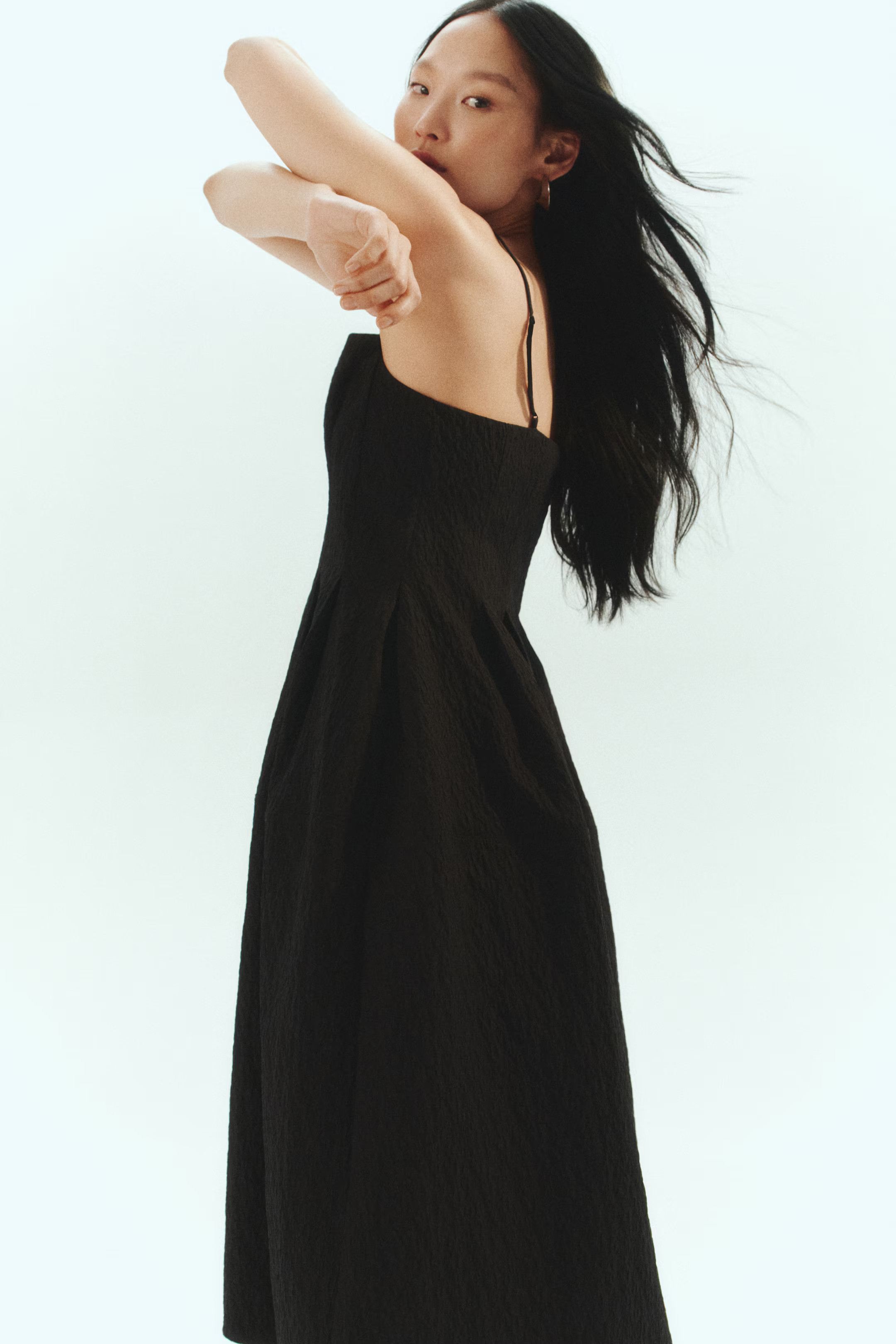 Jacquard-Weave Dress - Black - Ladies | H&M US | H&M (US + CA)