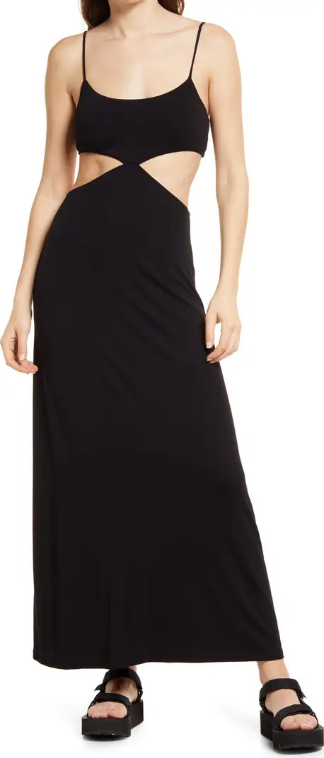 Piper Sleeveless Cutout Midi Dress | Nordstrom