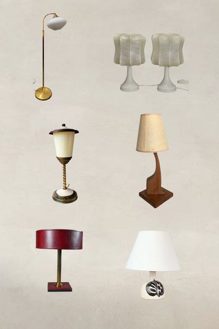 Vintage lamps 💛