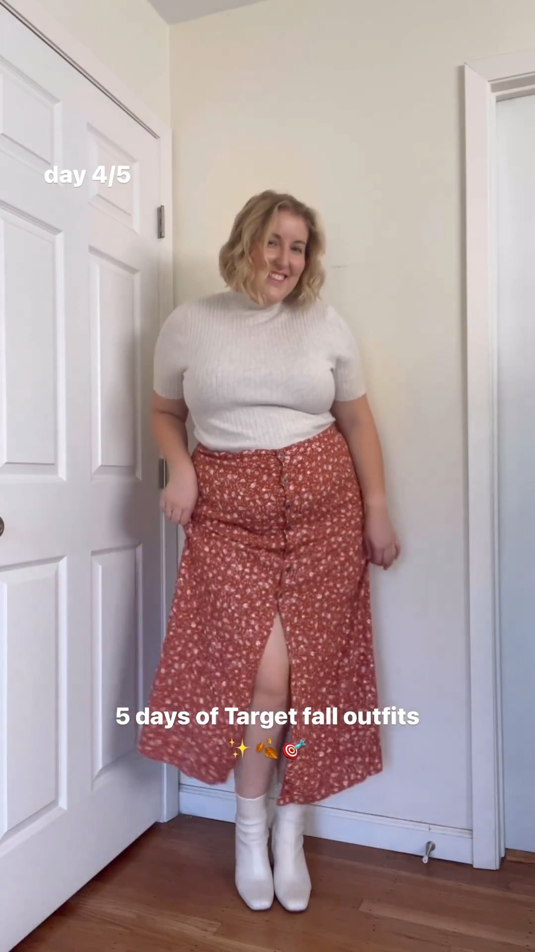 The cutest fall outfit from Target! Wearing XL in the top, XXL in the skirt. The skirt is perfect for all seasons! 

#LTKmidsize #LTKstyletip #LTKsalealert