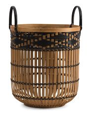 Small Bamboo Look Woven Basket | Home | T.J.Maxx | TJ Maxx