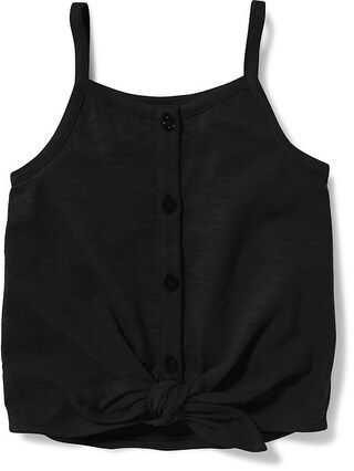 Old Navy Tie Front Cami For Toddler Girls Size 12-18 M - Black | Old Navy US