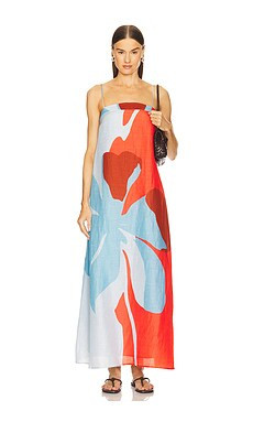 Significant Other Edith Dress in Crimson Stencil from Revolve.com | Revolve Clothing (Global)