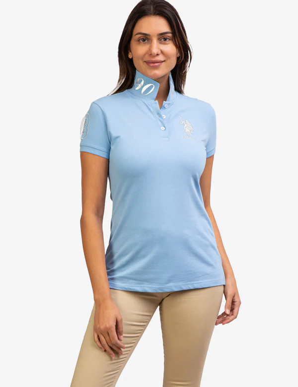 USPA METALLIC PRINT POLO SHIRT | U.S. Polo Association