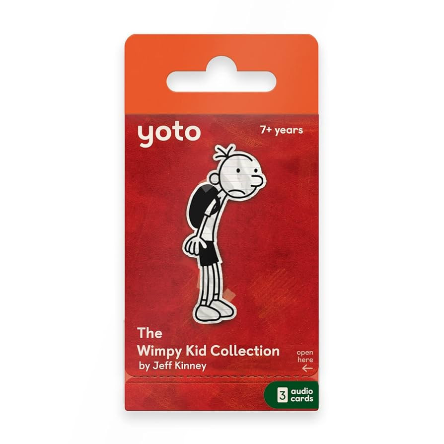 Yoto Diary of a Wimpy Kid Collection by Jeff Kinney – 3 Kids Audiobook Cards for Use Player Min... | Amazon (US)