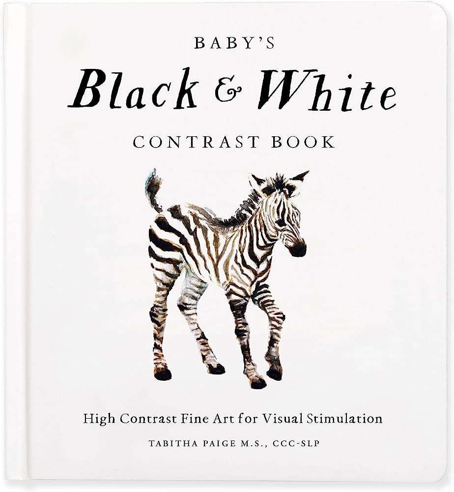 Baby's Black and White Contrast Book: High-Contrast Art for Visual Stimulation at Tummy Time | Amazon (US)