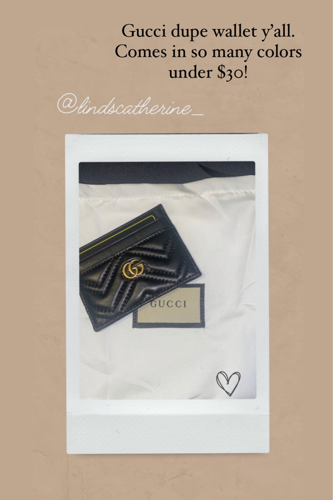 Gucci dupe, Gucci wallet, Gucci handbag, woman’s handbag, Gucci purse. Women’s dupe bags, women’s fashion bags, women’s handbags, purses, Louis Vuitton purse, Louis Vuitton dupe, Louis Vuitton handbag, Louis Vuitton fashion bag, Ysl wallet, inexpensive finds, affordable dupes, dupes for you, dupes for women, womens dupe 

#LTKCon #LTKSeasonal #LTKSale