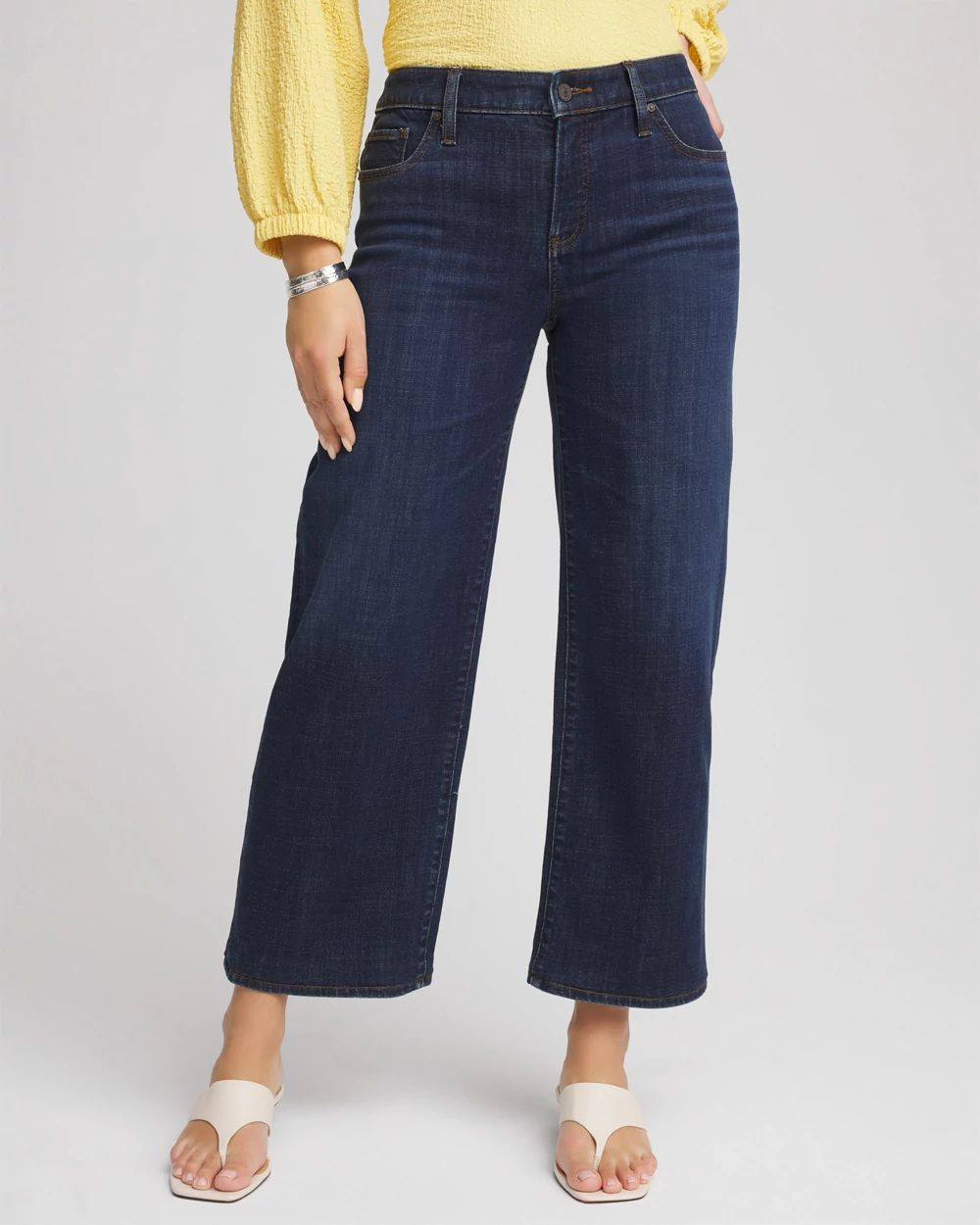 Girlfriend Wide-Leg Cropped Jean | Chico's