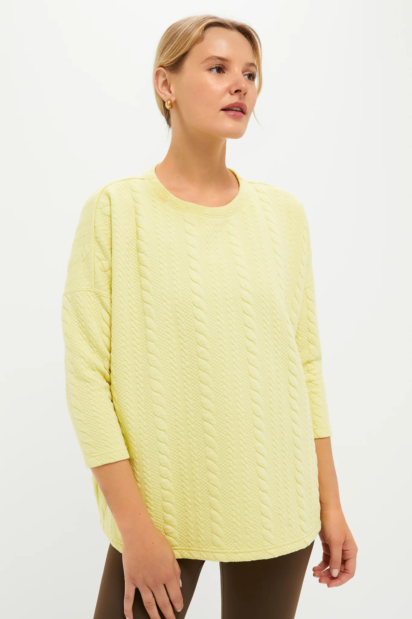 Lemongrass Ally Swing Sweatshirt | Tuckernuck (US)