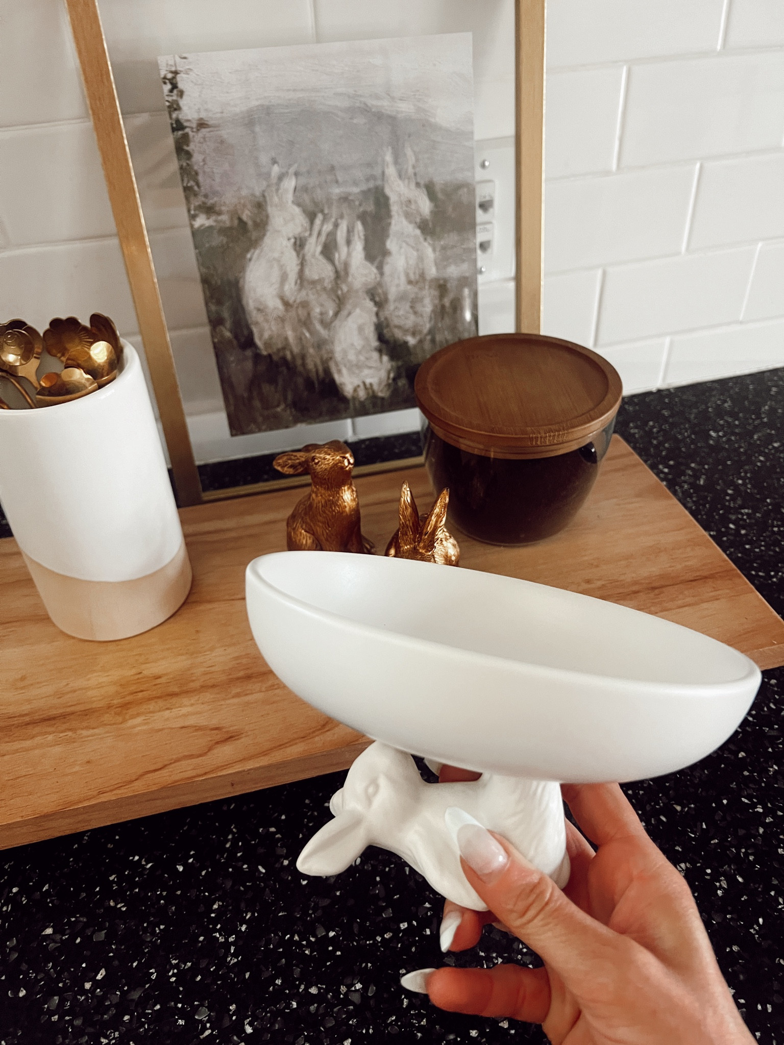 Coffee Bar! I’m using this to place our Nespresso pods in! 🐇☕️

#coffeebar #easterdecor #easter #springdecor #nespresso 

#LTKfindsunder50 #LTKhome #LTKSeasonal