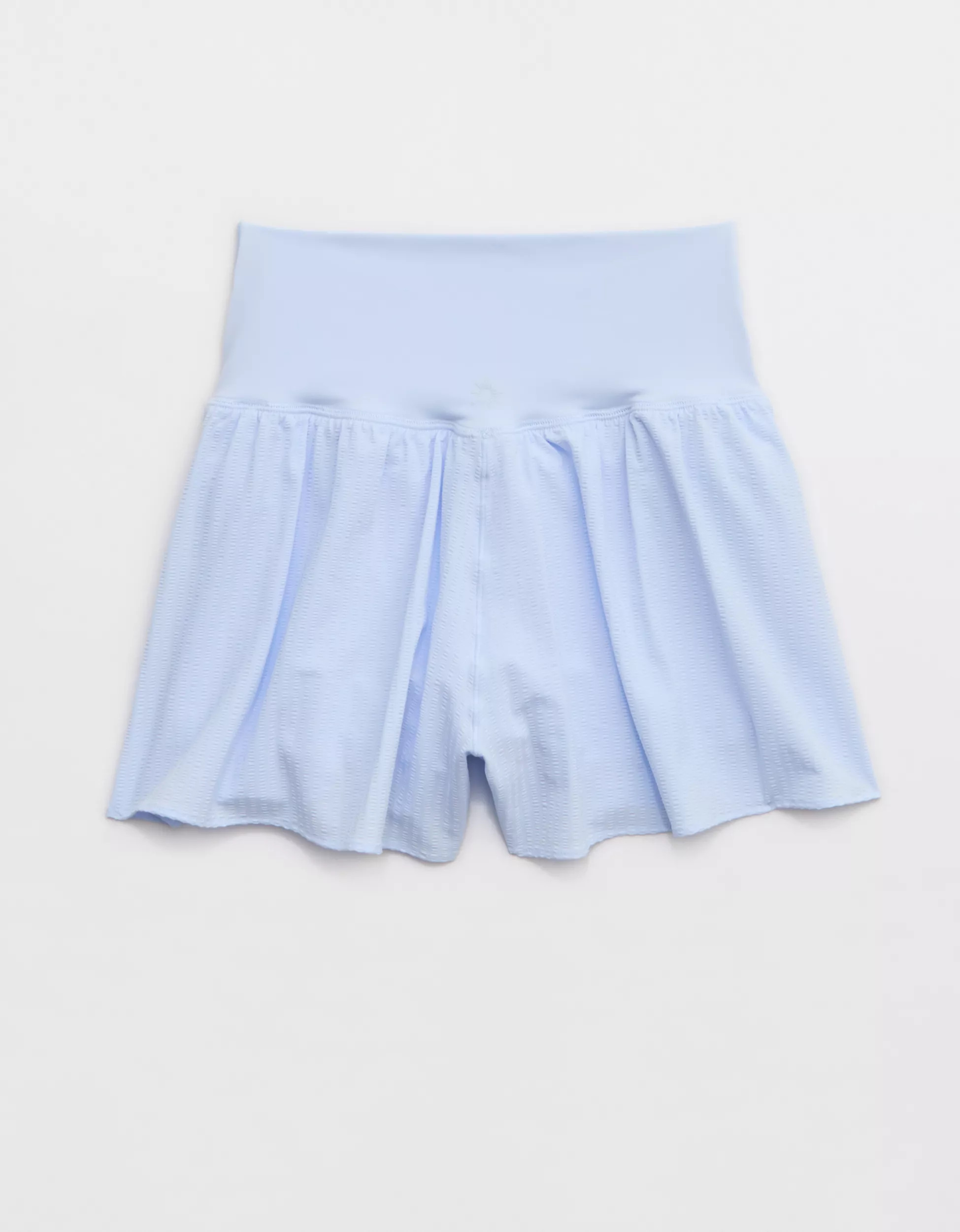 OFFLINE By Aerie Real Me Seersucker Crossover Flowy Short | Aerie