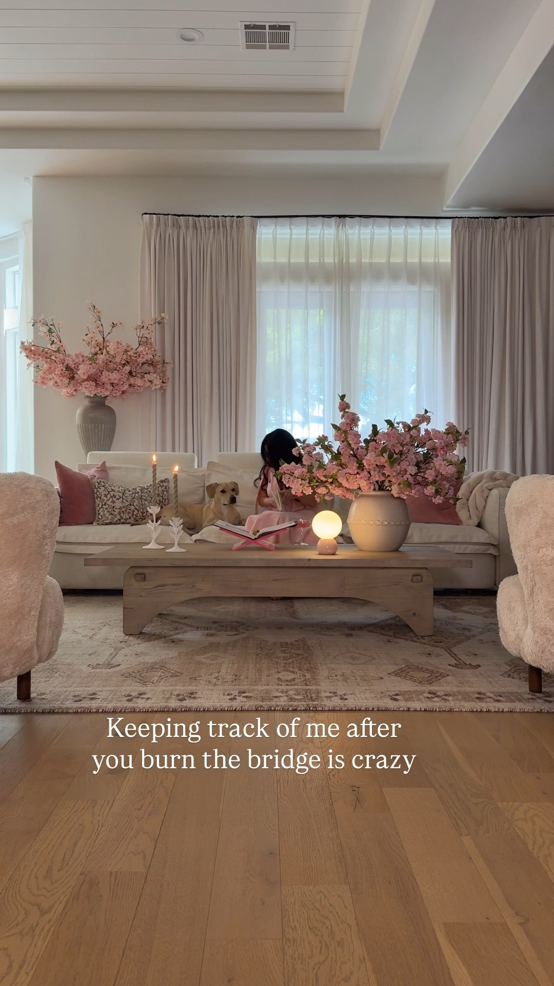 Pink living room 

#LTKdayinmylife #LTKmomlife #LTKHome