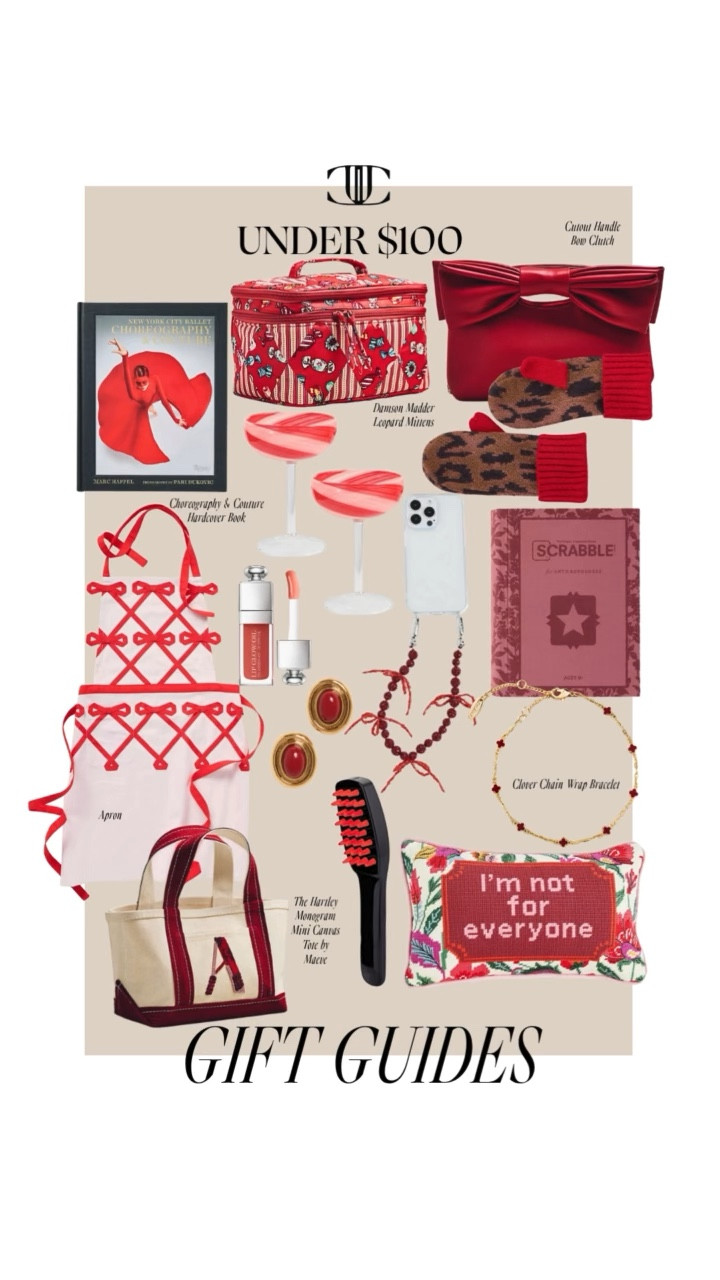 ✨Holiday Gift Guide: Everything Under $100! ✨
If you’re shopping for chic, thoughtful, and budget-friendly gifts this season, I pulled together my favorite finds — all under $100 and all effortlessly stylish. From cozy accessories to personalized pieces, hostess favorites, beauty treats, and playful home accents… this is your one-stop shop for everyone on your list. 🎁💫

These boards are packed with gifts they’ll actually use and love — perfect for teachers, sisters, best friends, moms, and those “I need something cute right now” moments.

#giftguide #giftguideunder100 #under100gifts #holidaygiftguide #giftideasforher #budgetfriendlygifts #ltkholiday #ltkfinds #jcathell #holidayinspo #stockingstuffers #hostessgifts #giftgivingmadeeasy #womensgifts #giftedit #holiday2025 #shoppingguide

#LTKGiftGuide #LTKStyleTip #LTKOver40