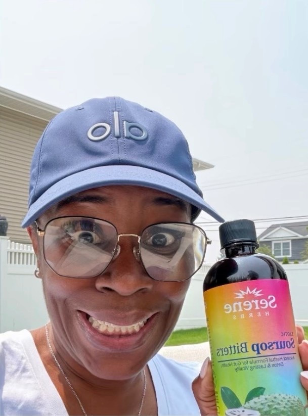 The face says it all. 😂 If it’s making it into my daily routine, you know it’s worth sharing. 💚 Linked below! #SereneHerbs #Soursop #Wellness

#LTKdayinmylife #LTKOver40 #LTKselfcare