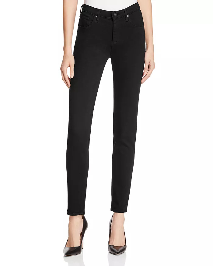 Prima Mid Rise Cigarette Jeans in Black | Bloomingdale's (US)
