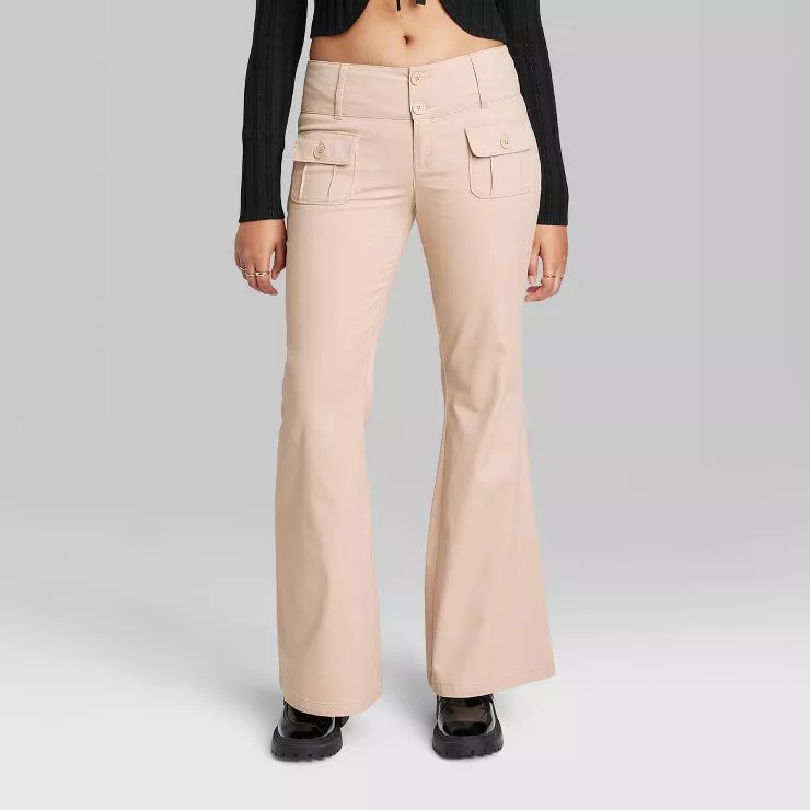 Women's Low-Rise Flare Chino Pants … curated on LTK