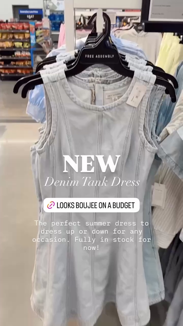 ✨SCROLL TO SHOP✨

The new denim tank dress from Walmart looks designer for WAY less 

#LTKmomlife #LTKgrwm #LTKdayinmylife