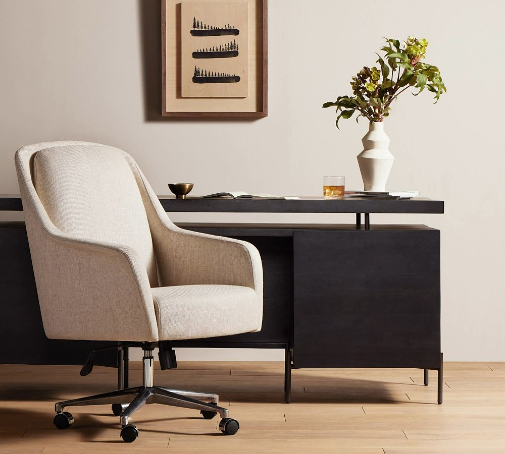 Hensley Swivel Desk Chair | Pottery Barn (US)