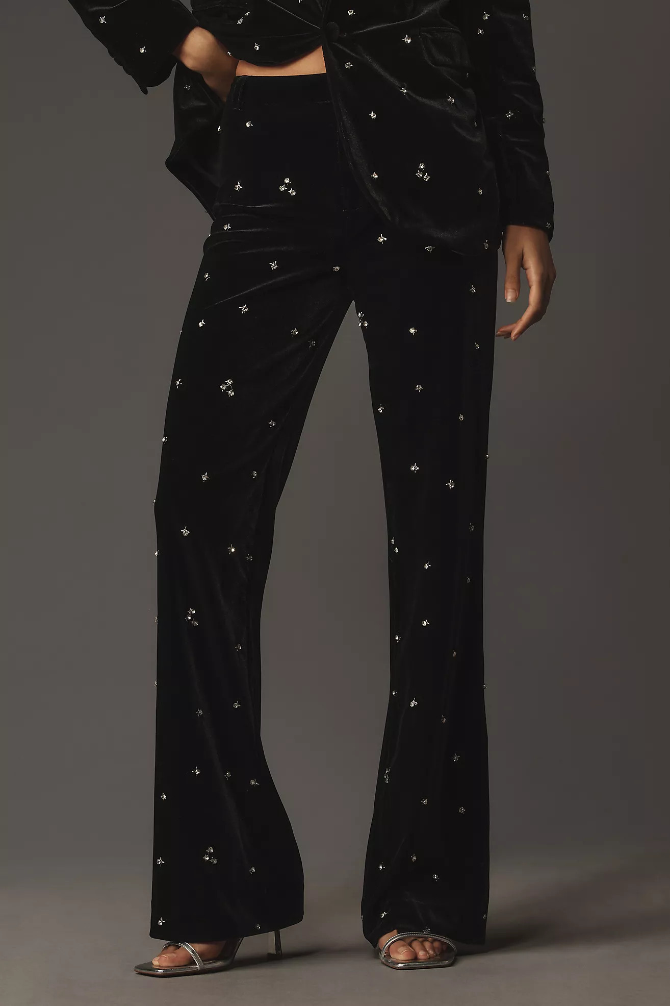 Le Superbe Bianca Studded Pants | Anthropologie (US)