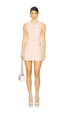 L'Academie by Marianna Dapheen Mini Dress in Light Pink from Revolve.com | Revolve Clothing (Global)