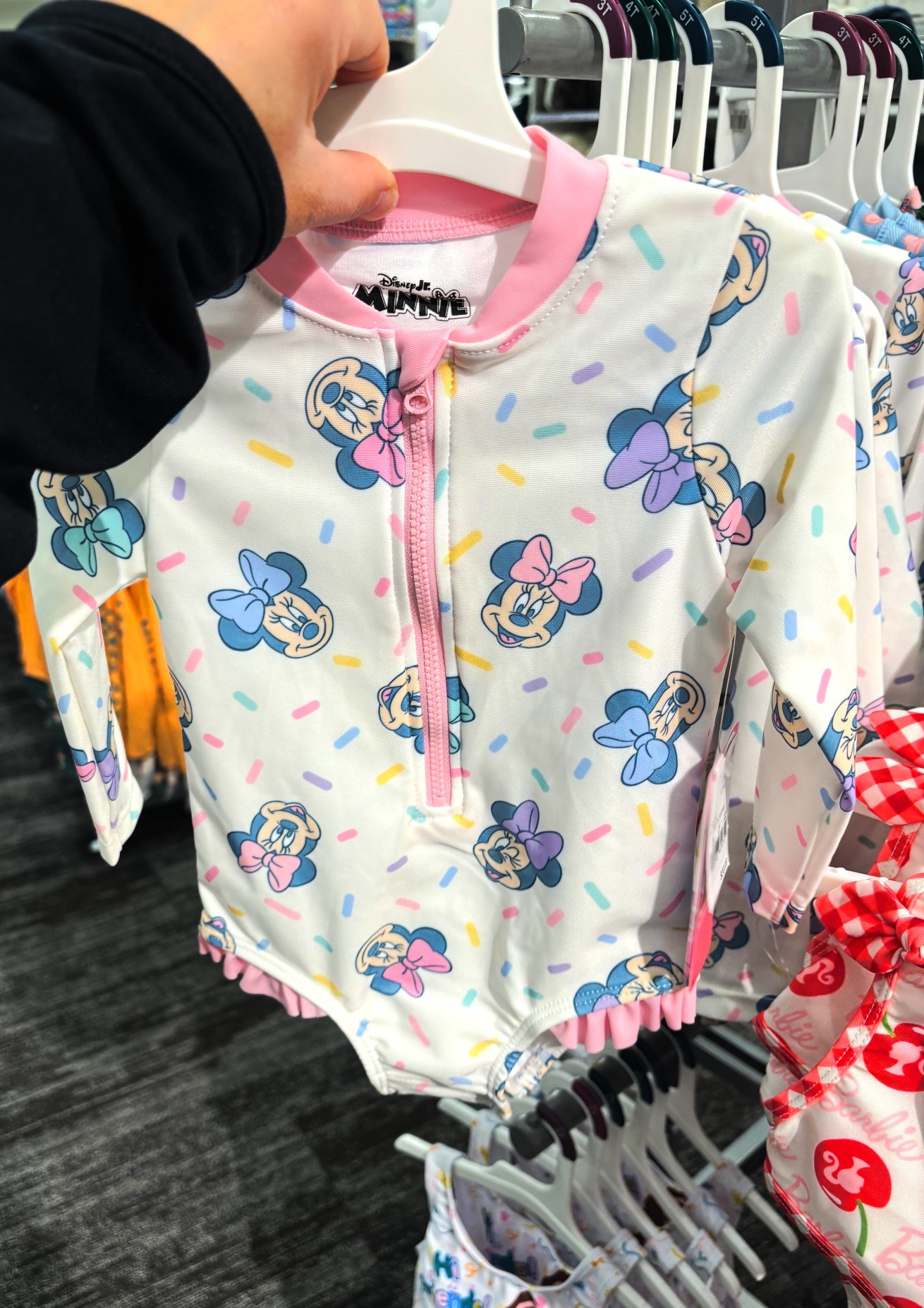 Toddler girl Minnie Mouse one piece long sleeve swim @ Target 🎯🩱

#LTKSeasonal #LTKKids