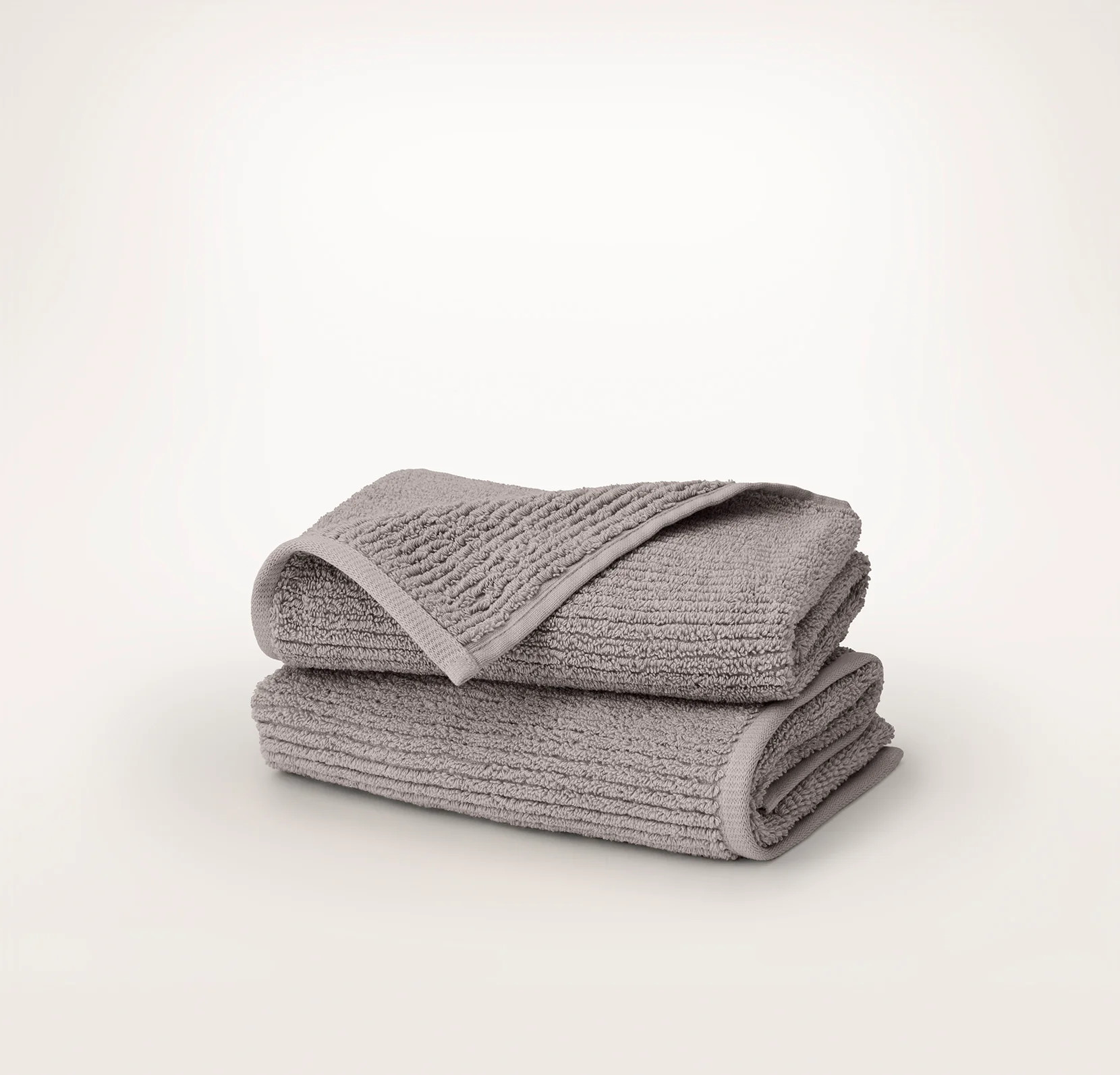 Turkish Ribbed Hand Towels (Pair) | Boll & Branch