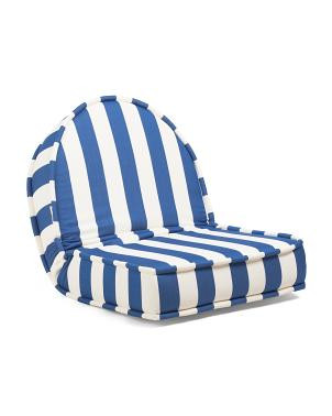 26x26.5 Crew 5 Position Stripe Reclining Poolside Seat | TJ Maxx