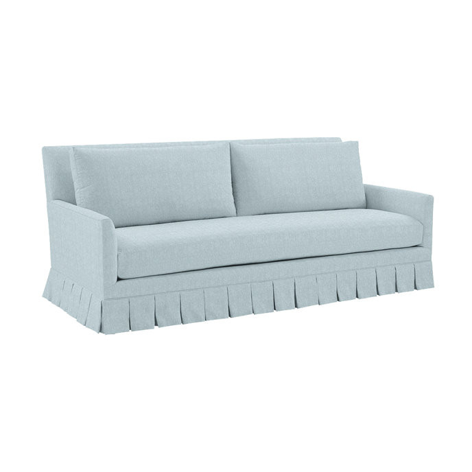 Suzanne Kasler Mathes Sofa with Box Pleat Skirt | Ballard Designs, Inc.