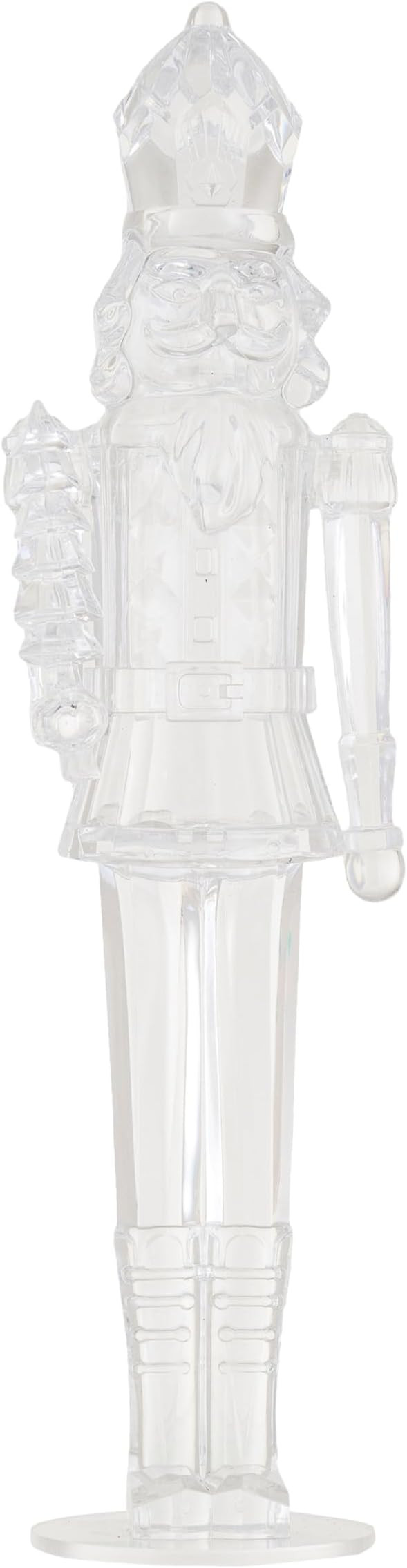 Creative Co-Op Acrylic Nutcracker Decor, Clear | Amazon (US)