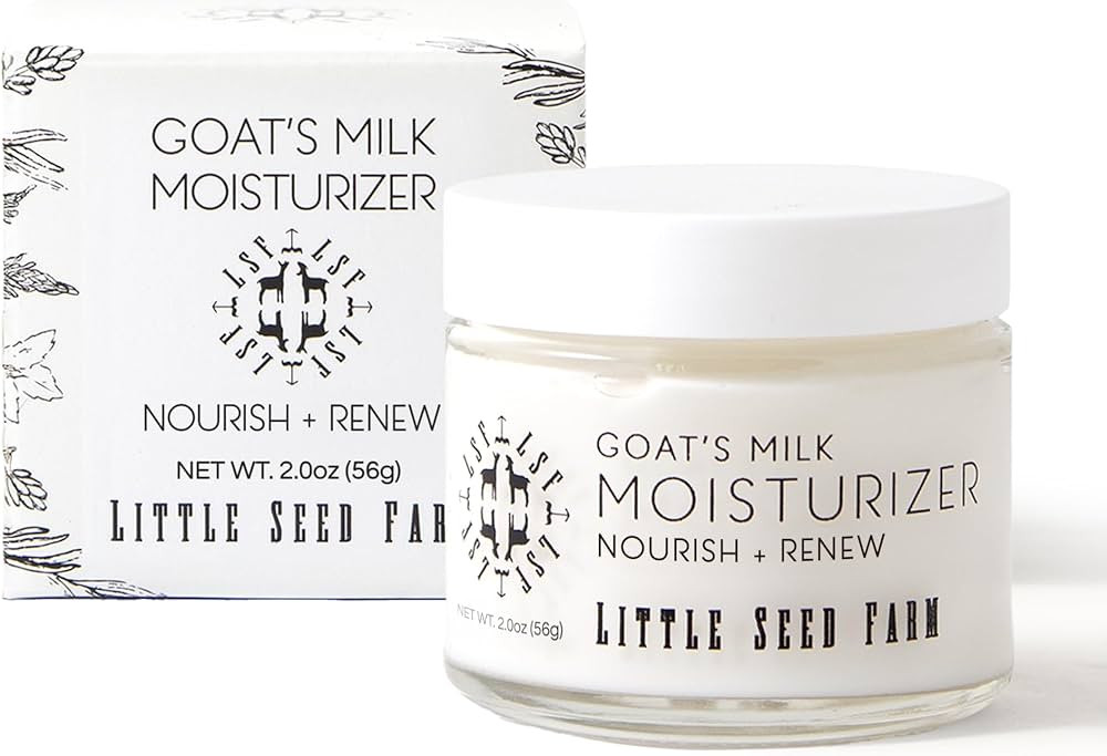 Little Seed Farm Goat's Milk Face Moisturizer - All Natural, Organic Moisturizer Face Cream - 2.0... | Amazon (US)