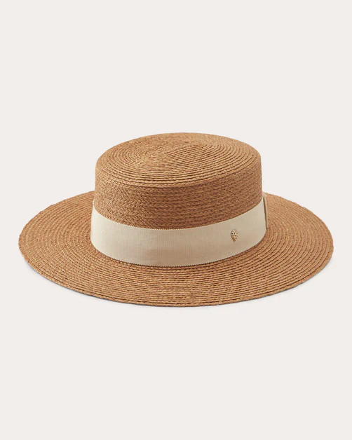 Gracie Raffia Boater | Olivela