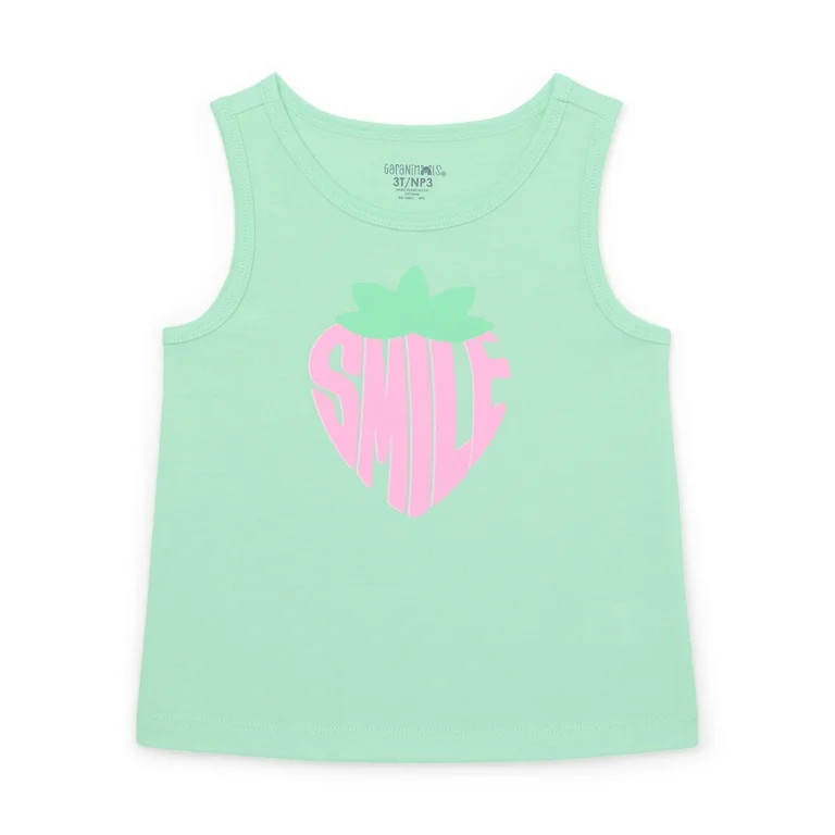 Garanimals Toddler Girl Graphic Jersey Tank, Sizes 18M-5T | Walmart (US)