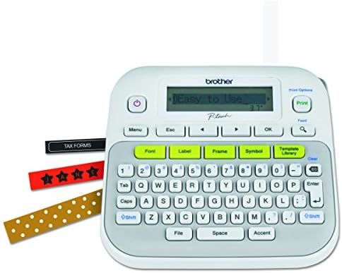 Brother P-touch, PTD210, Easy-to-Use Label Maker, One-Touch Keys, Multiple Font Styles, 27 User-F... | Amazon (US)